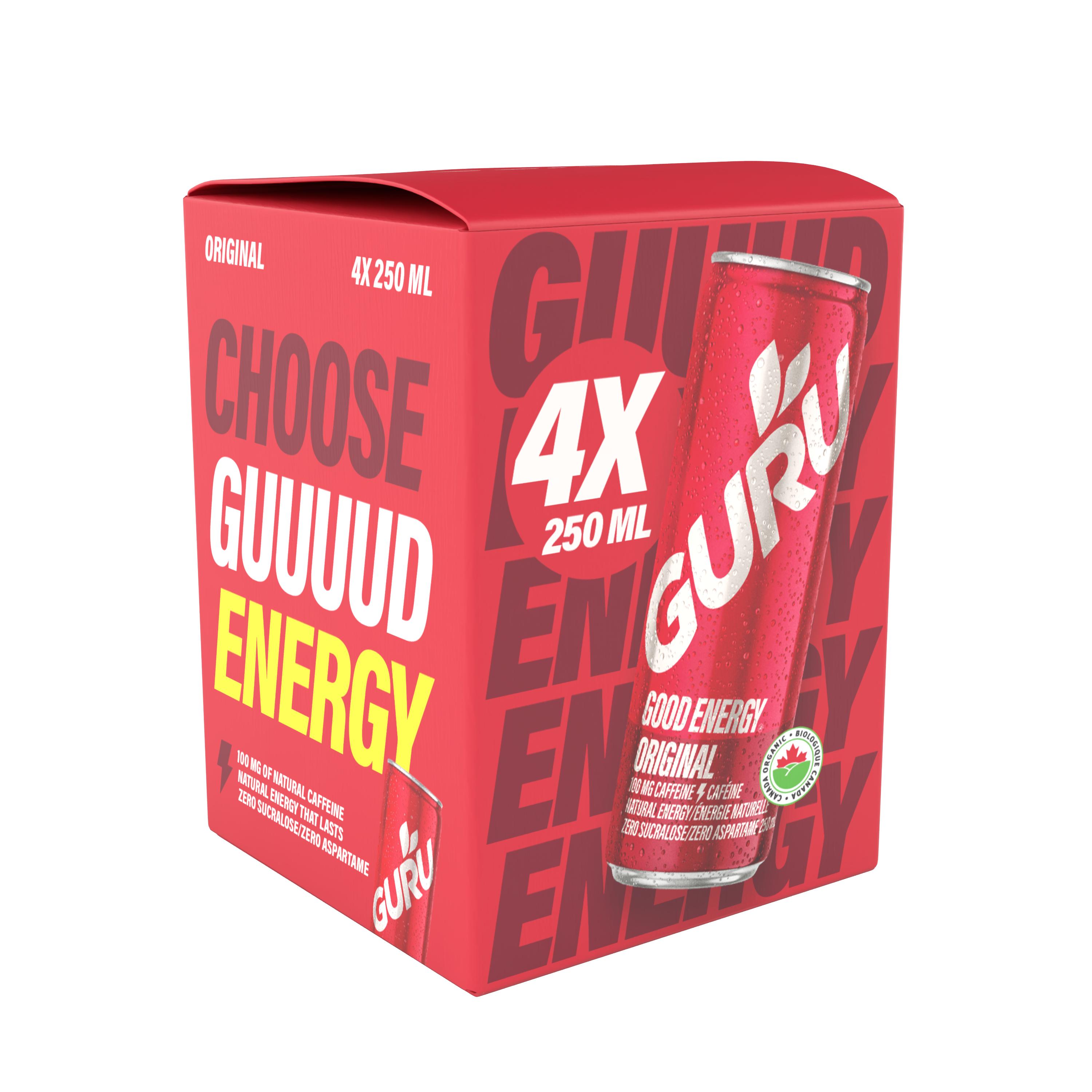 Image GURU GOOD ENERGY Original 4x250ml
